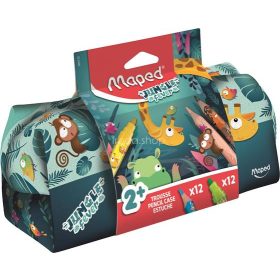   Tolltartó, cipzáras, töltött, MAPED "Jungle Fever"