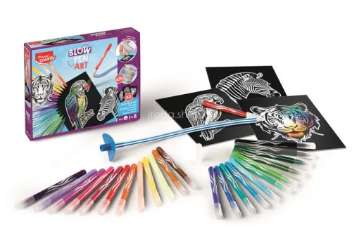 Fújós filctoll készlet, MAPED CREATIV "Blow pen Basic"