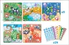 Matrica készlet, geometriai, MAPED CREATIV "Geometric Stickers", a világ állatai