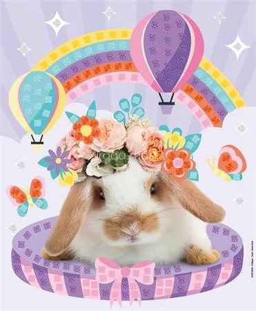 Mozaikos képkészítő készlet, MAPED CREATIV, "Cute Animals", aranyos állatok