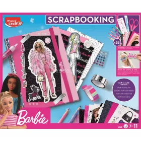   Kreatív scrapbooking készlet, 50 darabos, MAPED CREATIV "Scrapbooking Set - Barbie"