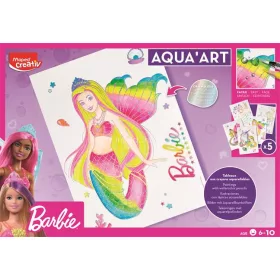   Akvarell festőkészlet, MAPED CREATIV "Barbie Aqua Art - Maxi Set"