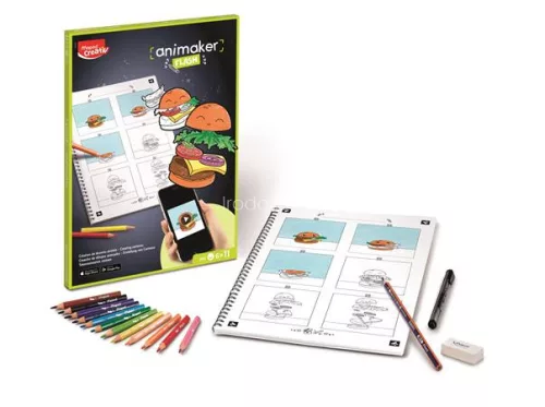 Animációkészítő készlet applikációval, Pop, MAPED CREATIV "Animaker Flash"