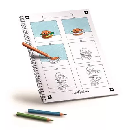 Animációkészítő készlet applikációval, Pop, MAPED CREATIV "Animaker Flash"