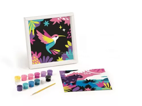 Számfestő készlet, leopárd és madár, MAPED CREATIV "Paint by number"
