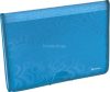 Harmonikamappa, A4, 6 részes, PP, gumis, PANTA PLAST "Tai Chi", kék