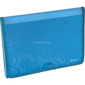   Harmonikamappa, A4, 6 részes, PP, gumis, PANTA PLAST "Tai Chi", kék