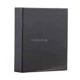   Gyűrűs könyv, panorámás, 4 gyűrű, 80 mm, A4, PVC, PANTA PLAST, fekete