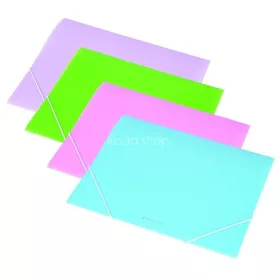 Gumis mappa, 15 mm, PP, A4, PANTA PLAST, pasztell-lila