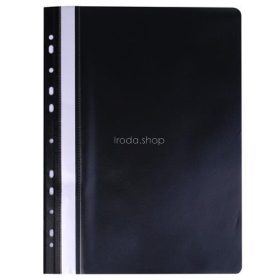 Gyorsfűző, lefűzhető, PP, A4, VICTORIA OFFICE, fekete