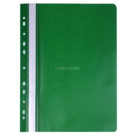 Gyorsfűző, lefűzhető, PP, A4, VICTORIA OFFICE, zöld