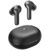 Bluetooth sztereó fülhallgató, v5.2, TWS, töltőtok, érintés vezérlés, zajszűrővel, vízálló, játékosoknak ajánlott, SoundPeats Life, fekete