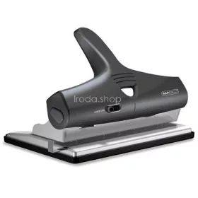   Lyukasztó, állítható lyukszámú, 32 lap, RAPESCO "Heavy Duty", fekete-szürke