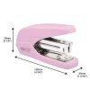 Tűzőgép, 24/6, 26/6, 25 lap, könnyített tűzés, RAPESCO "X5 Less Effort", világos rózsaszín