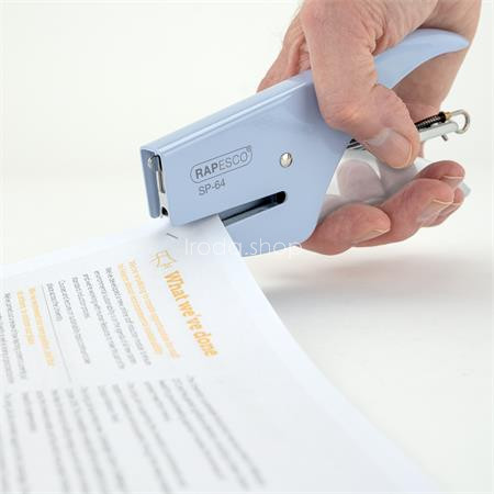 Tűzőgép, kézi, 21/4, 12 lap, RAPESCO "SP-64", kék