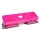 Lyukasztó, négylyukú, 22 lap, fém, RAPESCO "720", pink