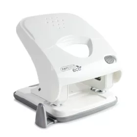   Lyukasztó, kétlyukú, 40 lap, könnyített lyukasztás, antibakteriális, RAPESCO "ECO X5", fehér
