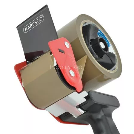 Csomagzáró gép, RAPESCO "Germ-Savvy® 960", 5 db barna csomagolószalaggal, 1 db késsel