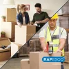 Csomagzáró gép, RAPESCO "Germ-Savvy® 960", áttetsző csomagolószalaggal