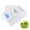 Irattartó tasak, A4+, PP, patentos, RAPESCO "Eco", áttetsző