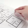 Irattartó tasak, A3, PP, patentos, RAPESCO "Eco", áttetsző