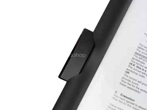 Gyorsfűző, klipes, PP, A4, RAPESCO "Eco GRS Recycled", fekete