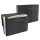 Harmonikamappa, A4, PP, 13 rekeszes, RAPESCO "Eco GRS Recycled", matt fekete