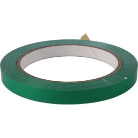 Tasakzáró szalag, 9 mmx66 m, öntapadó, zöld