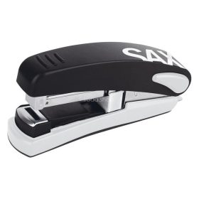   Tűzőgép, 24/6, 26/6, 30 lap, lapos tűzés, SAX "539", fekete