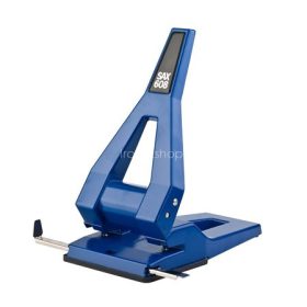   Lyukasztó, nagyteljesítményű, kétlyukú, 65 lap, SAX "608", kék