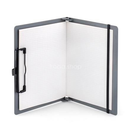 Felírótábla, A4, összehajtható, SAX, szürke