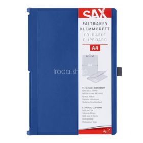 Felírótábla, A4, összehajtható, SAX, kék