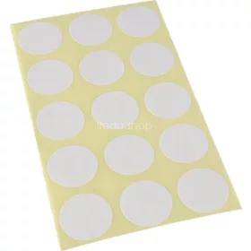 Etikett, köralakú, 25 mm átmérő, 60 etikett/csomag