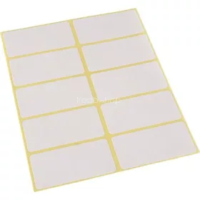Etikett, 25x50 mm, 60 etikett/csomag