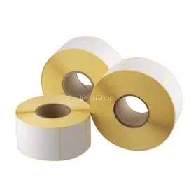 Etikett, thermo, 40x70 mm, 1000 etikett/tekercs, fehér