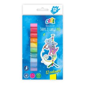 Gyurma, színes, 12 darabos, 200 g, COOL BY VICTORIA