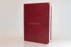 Oklevéltartó, A4, exkluzív, műbőr, 4 fém sarokkal, bordó