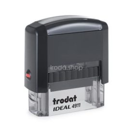   Bélyegző, TRODAT "Ideal 4911", fekete ház, fekete párnával