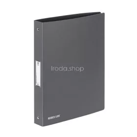   Gyűrűs könyv, 4 gyűrű, 40 mm, A4, VIQUEL "Business Class", szürke