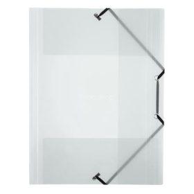   Gumis mappa, 15 mm, PP, A4, VIQUEL "Propyglass", áttetsző