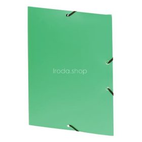   Gumis mappa, 15 mm, PP, A4, VIQUEL "Essentiel", zöld