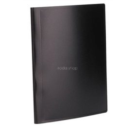   Bemutatómappa, 20 zsebes, A4, VIQUEL "Essentiel", fekete