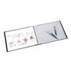 Bemutatómappa, PP, 30 zsebes, A3, fekvő, PP, VIQUEL "Creative Gallery", fekete