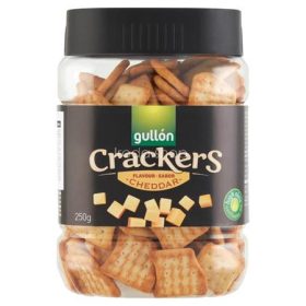 Kréker, 250 g, GULLÓN "Cracker", cheddar sajtos