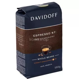   Kávé, pörkölt, szemes, 500 g, DAVIDOFF "Espresso 57"