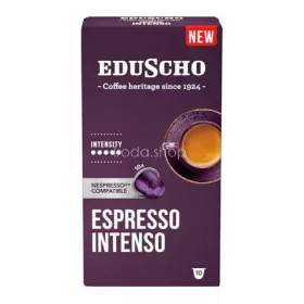   Kávékapszula, Nespresso® kompatibilis, 10 db, EDUSCHO "Espresso Intenso"