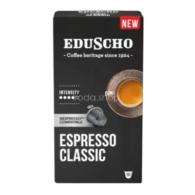   Kávékapszula, Nespresso® kompatibilis, 10 db, EDUSCHO "Espresso Classic"