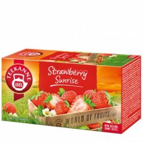  Gyümölcstea, 20x2,5 g, TEEKANNE "Strawberry Sunrise", eper