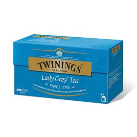 Fekete tea, 25x2 g, TWININGS "Lady grey"