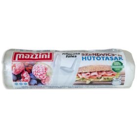   Hűtő- és uzsonnástasak, köthető füles, 3 l, MAZZINI, átlátszó